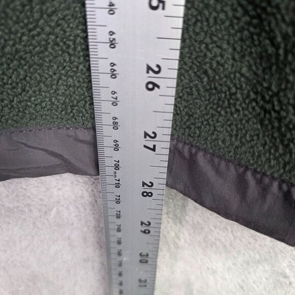 Mens The North Face Polartec Full Zip Fleece Jacket Green Gray Polyester Size L - Picture 8 of 9